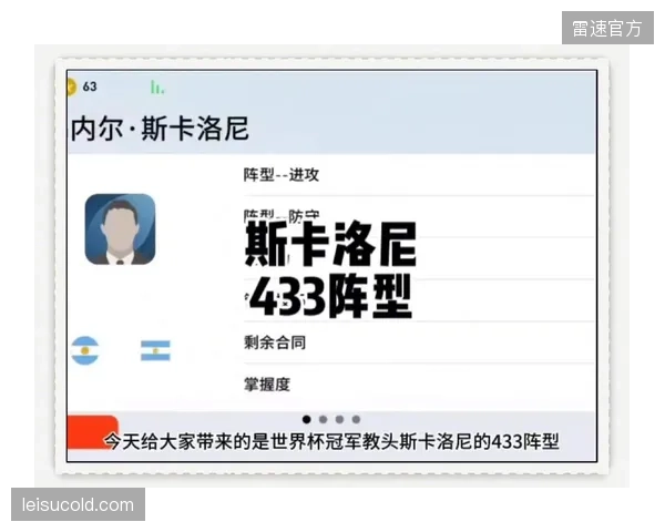 斯卡洛尼准备多套战术体系，应对不同气候及对手风格的挑战。
